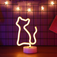 Neon Sign, Neon Sign LED Neon Light Night Lamp USB Battery Powered Led Neon Light Sign Bedroom Wall Decor