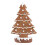 Resin Gingerbread & Christmas Tree Desktop Ornament 1