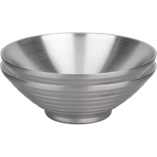 Stainless Steel Ramen Bowls 50oz Double-Walled (2-Pack)