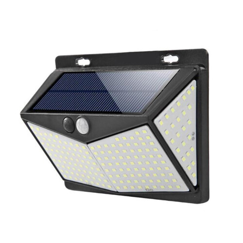 Solar Wall Light Outdoor 270 Beam, Motion Sensor