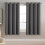 Grey Thermal Blackout Curtain Panel 100x108 in 1