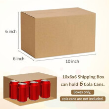 10x6x6-Small-Shipping-Boxes-30-Pack-Brown-Corrugated-Box-Mailers, Cardboard Boxes for Packaging Small Business, Mailing