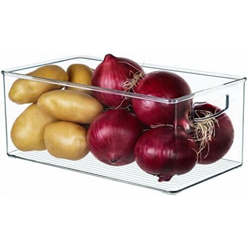 PET Stackable Pantry Organiser Bins Set of 8