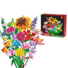 Calendrier de l'Avent 2025 avec bouquet de fleurs (24 jours) – Kit de compte à rebours de roses à faire soi-même, cadeau de décoration pour