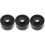 3Pcs Professional Steel Jack Roller Wheels Sturdy Black Accessories 6