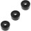 3Pcs Professional Steel Jack Roller Wheels Sturdy Black Accessories 7