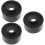 3Pcs Professional Steel Jack Roller Wheels Sturdy Black Accessories 9
