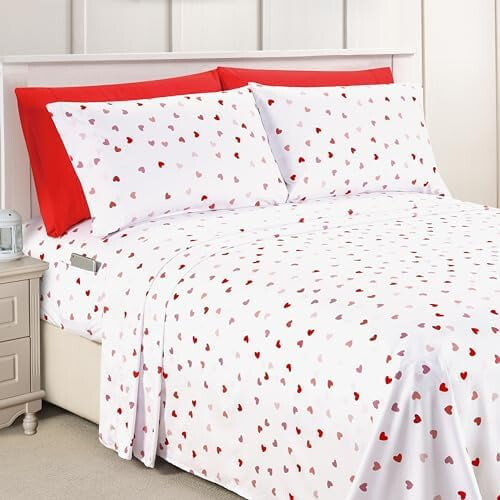 Microfiber Queen 6-Piece Bed Sheet Set Deep Pocket