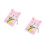 2Pcs Cute Furry Pink Journal Plush Notebook with Lock 5