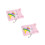 2Pcs Cute Furry Pink Journal Plush Notebook with Lock 9