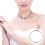 Collana girocollo da donna con perle finte (2 pezzi) 1