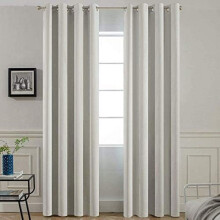 Light Beige Blackout Curtains 52" W x 84" L, 2 Panels