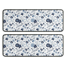 Kitchen Rug Set of 2 – 17 x 47 Inch, Anti-Fatigue &