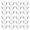 Mini Glass Bowls 45ml – Stackable, Microwave & Dishwasher 1