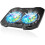 Base de resfriamento para laptop com 2 ventiladores silenciosos, luzes RGB e suporte USB para laptops de 11 a 15,6 polegadas, portátil para jogos, 1