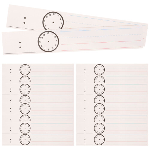 Ruled Sentence Strips White Paper Teaching Aids for Kids Writing 2