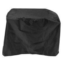 Telo di copertura rotondo per barbecue, 77 cm, nero, impermeabile, in poliestere