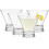Σετ 4 ποτηριών Martini χωρίς κολάρο, 8,5oz 1