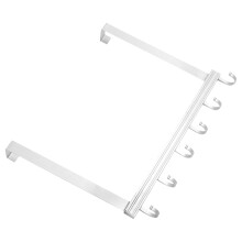 Khaki Door-Mount Clothes Hanger – No-Drill, Compact