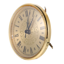 Golden Round Quartz Clock Insert for DIY Wall Clocks