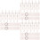 Ruled Sentence Strips White Paper Teaching Aids for Kids Writing 8