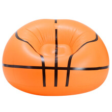1ks kreativní skládací líná pohovka nafukovací pohovka přenosné sedadlo vzduchové křeslo basketbalový styl