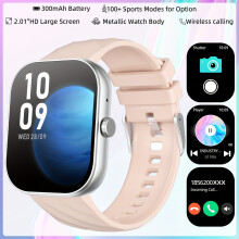 Smartwatch mit 1,85"-TFT-Display, Bluetooth 5.0, USB-Ladeanschluss, Sport-Tracker und Wecker – kompatibel mit Männern, Frauen, Jungen und Mädchen