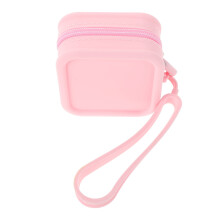 1-pak lille makeuptaske rejse toilettaske lyserød 18,5x8,5x5,3 cm vandtæt til forskellige lejligheder af piger