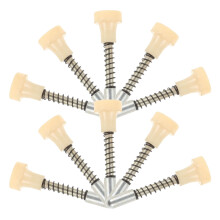 10Pcs Door Spring Latch Metal Spring Loaded Latch Pin with Adjustable Height Feature