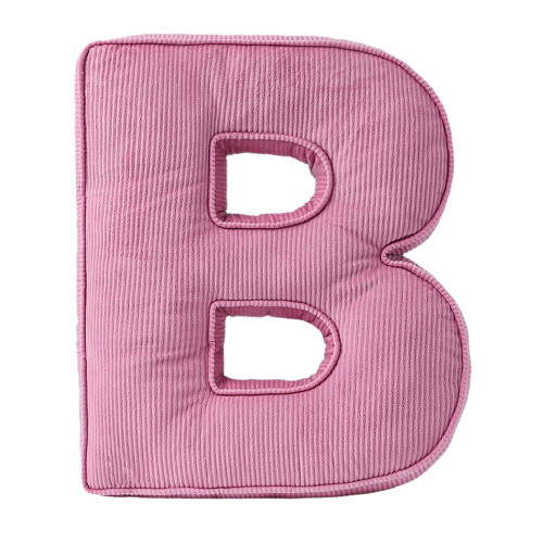 Corduroy Letter Pillow A-Z 40 cm Hugging Shape