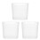 Clear PP Fridge Organizer Bins (3 pcs) 1