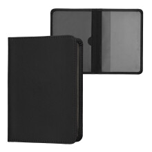 kwmobile Houder voor Kenteken- en Verzekeringsbewijs - Autodocumentenhouder voor Voertuigdocumenten en -kaarten - PU-leer - Zwart