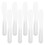 24Pcs Transparent Plastic Facial Mask Applicator with Ergonomic Grip 2