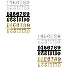 DIY Wall Clock Numbers Kit – Plastic, Gold/Silver/Black,