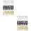DIY Wall Clock Numbers Kit – Plastic, Gold/Silver/Black, 1