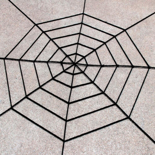 Διακόσμηση για Halloween με Ιστό Αράχνης - 5/8ft Γιγαντιαίος Στρογγυλός Ιστός Αράχνης