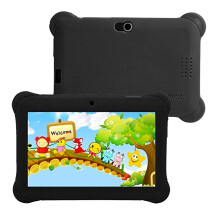 7 hüvelykes, gyerekeknek szánt tablet Androidos tanulási eszköz dupla kamerával, kompatibilis a korai oktatási alkalmazásokkal,