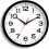 10 inch Silent Battery Wall Clock Black 1