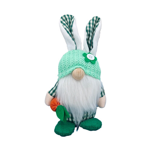 Påskhare-tomte plyschdekoration 1 bit