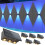 6-Pack Solar Fence Lights, IP65 Waterproof, 12 Modes 1