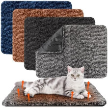 4-pak selvvarmende katte- og hundeunderlag, 30x30cm, grå