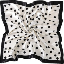 Bandanas/Lenços de Cabelo Femininos Leves e Modernos em Cetim de Seda para a Cabeça