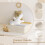 24-Piece Foldable Drawer Organisers – Beige, 3 Sizes 5