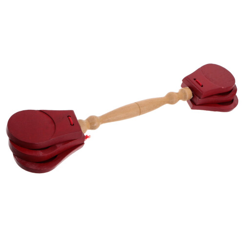 2St Handheld Castanets Kindermuziekinstrument Beginners 1