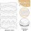 Wave Quilting Ruler Acrylic 10.24 inch 5 pcs 2
