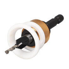 Schnellbohrkronenbohrer aus Hürtereisenstahl mit 4 Schneiden, verstellbare Tiefe, 10 mm