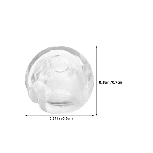 35Pcs Clear Bead Chain Connector Pom Stopper for Roller Blind Repairs 1
