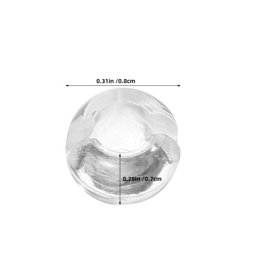 35Pcs Clear Bead Chain Connector Pom Stopper for Roller Blind Repairs 2