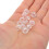 35Pcs Clear Bead Chain Connector Pom Stopper for Roller Blind Repairs 4