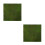 2Pièces Plaque Gazon Synthétique Vert Pour Décor Intérieur Extérieur 4